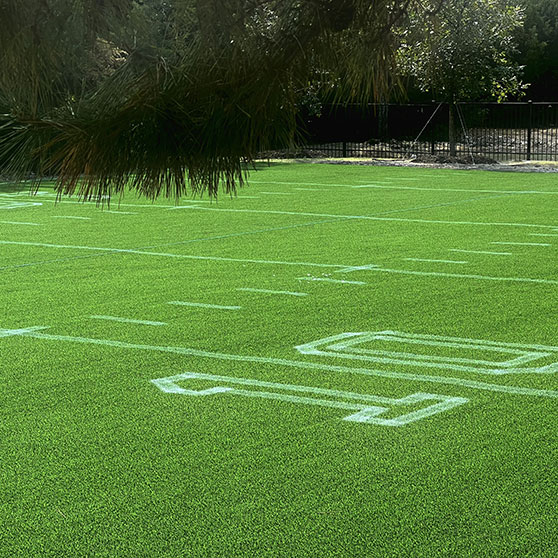 new numbers on football field in Prosper, Texas