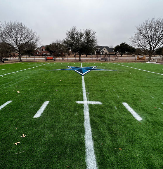 new football field markings